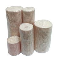 Premium Double Length Elastic Bandages w/Velcro 4" x 11yds