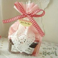 SCHOLMART Thank You for You Heart Pink Cello Cellophane Gift Treat Bags Bakery, Cookies, Candies, Dessert, Christmas, Holiday