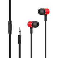 eVogue Premium Noise Cancelling Headphones with Precise Bass - HiFi Stereo Sound Output Wired Earbuds with Microphone - Lightweight Volume Control Compatible in Ear Earphones with 3.5 mm Jack