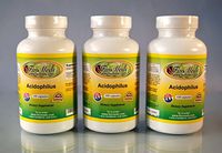 Acidophilus 500mg, Made in USA -(3 Bottles - 300 (3x100) Capsules)