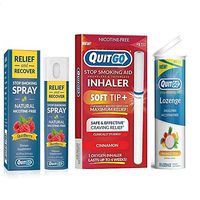 4in1 QuitKit for Light Smokers, Daily Support Package to Stop Smoking, Craving Relief, Recovery & Reduction (Light Smoker - Quit Kit, Cinnamon)