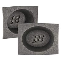 The Install Bay IBBAF57 5" x 7" Foam Car Audio Black Speaker Baffle (Pair) 5x7