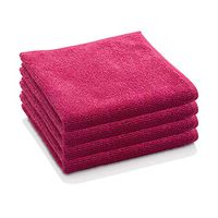E-Cloth General Purpose Microfiber Cleaning Cloth, Raspberry Rose, 4 Count