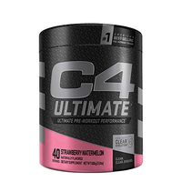Cellucor C4 Ultimate Pre Workout Powder Strawberry Watermelon | Sugar Free Preworkout Energy Supplement for Men & Women | 300mg Caffeine + 3.2g Beta Alanine + 2 Patented Creatines | 40 Servings