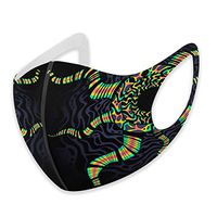 Mouth Masks for Dust Protection Anti Face Mask Washable Earloop Mask Blue Mandala