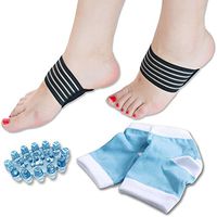 UIYTR Plantar Fasciitis, Heel Socks,Heel Pain Gel Pads, Arch Support and Foot Massager PedPal Kit for Women and Men