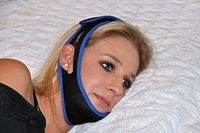 BodyHealt Adjustable Anti Snore/CPAP Chin Strap & Anti Snoring Solution Designed to Stop Snoring Naturally