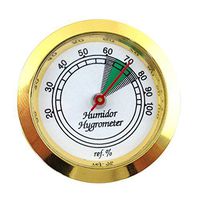 MAYBAO Humidor Hygrometer 1.7 inch Tobacco Cigar Humidor Hydrometer