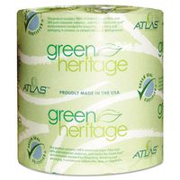 Green Heritage 276 4.5" Length, 3.1" Width, 2-Ply Bathroom Tissue