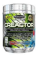 Muscletech Creactor Max Potency Creatine Powder, ICY Rocket Freeze, 256 G