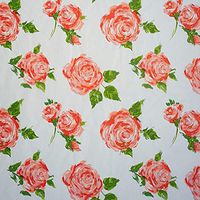 5ct Beautiful Coral"Cottage Rose" Floral Tissue Paper Gift Wrapping 20"x30" Sheets nfLG -1355