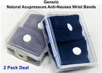 Motion Sickness Relief Wrist Band-(2 Pack) Natural Nausea Treatment - Pleasant Cruise Essentials-Sea Magic Acupressure Morning Sickness & Sea,Travel, Car Sickness Relief Sea Band Wrist Band