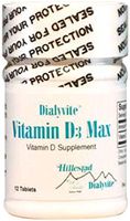Dialyvite - Vitamin D3 Max - 50,000 IU - 12 Tablets