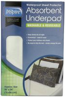 Inspire Washable Reusable Incontinence Underpad, 30 Inches X 34 Inches
