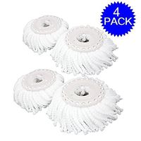 Lot Of 4 Replacement Mop Micro Head Refill Hurricane For 360° Spin Magic Mop New