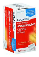 Equaline Extra Strength Caplets with Acetaminophen 500mg, Pain Reliever & Fever Reducer, 100 Count