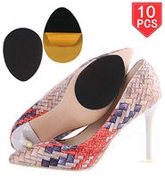 10 pcs Shoe Sole Grips Rubber Anti-Slip Shoe Grips Self-Adhesive Sole Protector Pads Non-Slip Noise Reduction