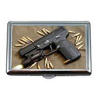Cigarette case Wallet,Pistol Brace,Cigarette Case/Box,New Gun,Business Card Holder Business Card Case Stainless