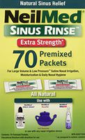 NeilMed's Sinus Rinse Extra Strength Pre-Mixed Hypertonic Packets, 70 Count Box