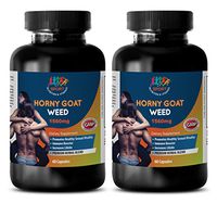 Natural Aphrodisiac for Women - Horny Goat Weed (Natural Formula) - Horny Goat Weed Blend - 2 Bottles 120 Capsules