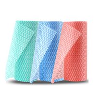 3Pack Lazy Rag,Multipurpose Non-Woven Fabric Scouring Pads Absorbent&No Link Disposable Dish Cloth Wet and Dry for Home Kitchen,Random Color