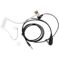 Semoic Surveillance Security Clear Coiled Acoustic Air Tube Earpiece PTT for iPhone Samsung Huawei HTC LG Mobile Phone