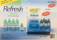 Refresh Tears Lubricant eye drops 4x15 ml, 1x5 ml