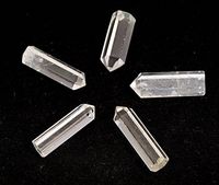 Quartz Crystal Single Terminated Point Wand Flat Base 25-30mm 1 Supplied