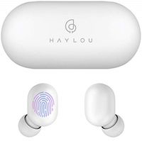 Xiaomi Haylou GT1 Bluetooth 5.0 Sports HD Stereo Touch Control Ear Buds with IPX5 Waterproof/Fast Connection/Mini Case(Only 30g)/Total 12H Playtime (GT1-White)