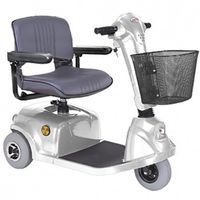 CTM - HS-320 - Mid-Range Travel Scooter - 3-Wheel - Silver