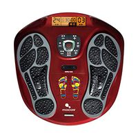 RUIXFFO Adjustable Electric Foot Massager Wireless Control Automatic Timing 15 Massage Experiences Roller Massage for Home Relax, Red