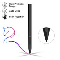 Active Stylus for iPad, Aluminum Alloy Anti-Missing Digital Pen, Replaceable Refill Magnetic Absorption Design Portable, Ultra-Fine 1.2mm Pen Tip Compatible with iPad Air 3, iPad Mini 5, iPad Pro