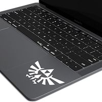 Triforce Logo The Legend of Zelda Apple Macbook Air Pro Retina Laptop decal (White)