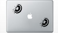 Captain America Shield HenryDecal5550887 Set Of Two (2x) , Decal , Sticker , Laptop , Ipad , Car , Truck
