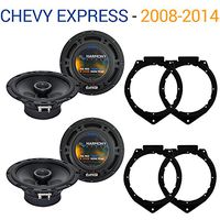Compatible with Chevy Express 2008-2014 Factory Speaker Replacement Harmony (2) R65 Package New