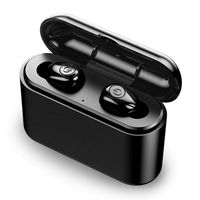 X secret Wireless Earbud TWS Mini True Bluetooth 5.0 Stereo Earphone Bass in-Ear Headset (Black, OneSize)