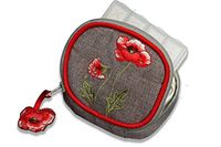 Justina Claire Pill Box in a Poppies Design