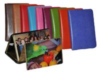 Budd Leather Lizard Print Portable 4" x 6" Framed Photo Case, Fuchsia (551856L-26)