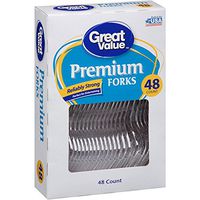 Great Value Premium Clear Forks (48 ct)