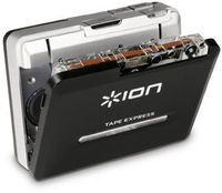 ION Tape Express Plus | Cassette Player and Tape-to-Digital Converter with USB & 1/8" Out