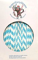 Paper Straws Box of 144 Turquoise