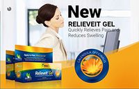RelieveIt Gel Quickly Relieves Pain Associated with: Arthritis Fibromyalgia Joint Pain Discomfort Muscle Aches Muscle Soreness Bursitis Tendonitis Sciatica Swelling