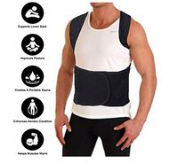 Best Posture Corrector & Adjustable Back Support - Back Brace Helps with Bad Shoulder,Clavicle Alignment and Cervical Neck Pain (XL: Waist Length fits 36.2-40.2", Black)