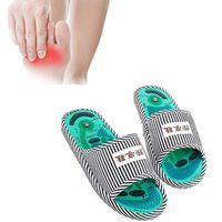 Acupressure Foot Massage Slippers, Acupuncture Acupoint Massage Sandals Shoes, Reflexology Health Shoes for Men Women,1 Pair,Men