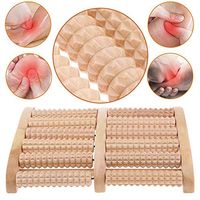 Dual Foot Massager Roller,BESTZY Foot Roller Wood Pain Relief for Plantar Fasciitis,Heal Pain Healthy Tool for Foot Massage