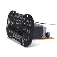 Rainrain27 Wireless Bluetooth Power Amplifier System, Power Amplifier HiFi Rms,USB DAC FM Radio TF Player