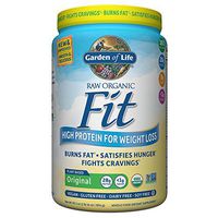 Garden of Life Raw Organic Fit Powder, Original - High Protein for Weight Loss (28g) plus Fiber, Probiotics & Svetol, Organic & Non-GMO Vegan Nutritional Shake, 20 Servings