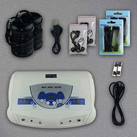 QiQibaby Dual User Professional Ionic Detox Foot Bath Machine Spa Cleanse Machine for 2 Users with 2 Arrays & Built-in Mp3 Music Player