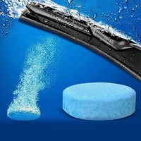 Misszhang-US 10Pcs Car Windshield Glass Cleaner Effervescent Tablet Detergent Agent Pills White