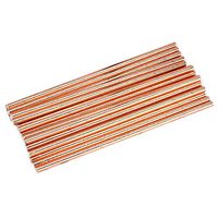 HP95 25PCS Metallic Color Paper Straws Disposable Biodegradable Drinking Straws for Birthday Wedding Party,Rose Gold